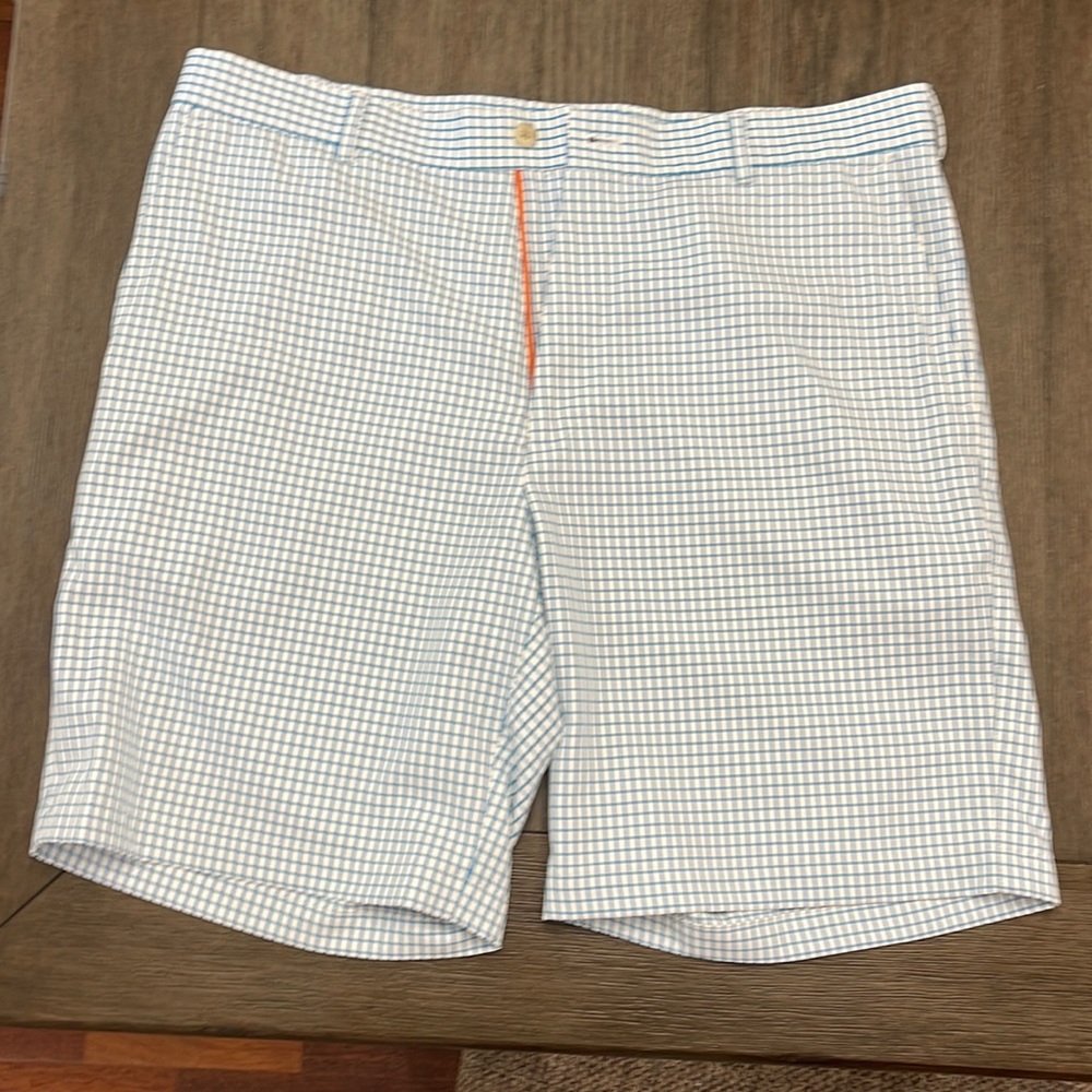 UEC Peter Millar Wicking Golf Shorts 36 Waist Worn Once